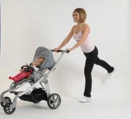 Ginnastica con il passeggino