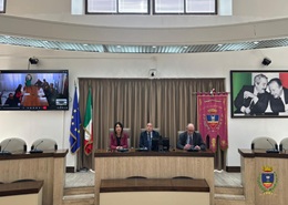 Un momento della conferenza stampa