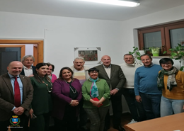 Un momento della cerimonia