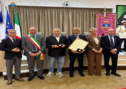 Un momento della cerimonia