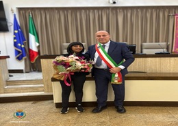 Un momento della cerimonia