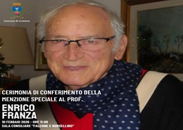 Il prof. Enrico Franza