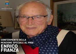 Il prof. Enrico Franza