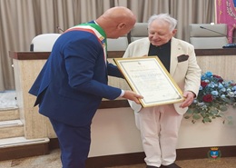 Un momento della cerimonia