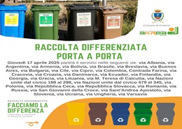 Raccolta differenziata porta a porta