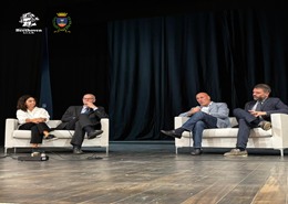 Un momento della conferenza stampa