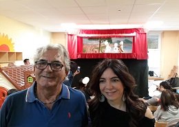 Adriano Ferraiolo e l'assessore Alessia Romano