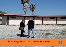 Un momento del sopralluogo