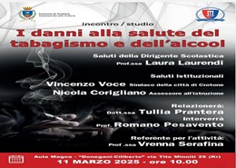 La locandina dell'iniziativa