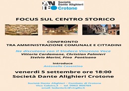 La locandina dell'iniziativa