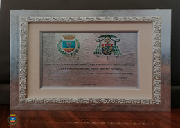 L'omaggio al nuovo vescovo