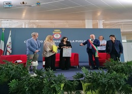 Un momento della premiazione