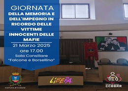 La locandina dell'iniziativa