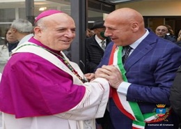 Mons. Panzetta e il sindaco Voce