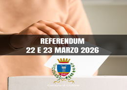 Referendum 22 e 23 marzo 2026 