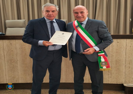 Un momento della cerimonia