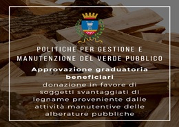 Assessorato al Verde Pubblico