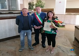 Un momento della cerimonia