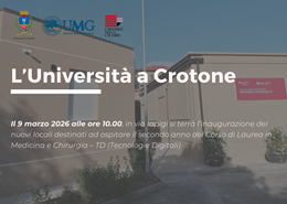 L'Università a Crotone