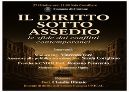 La locandina dell'iniziativa