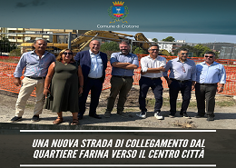 Un momento dell'apertura del cantiere