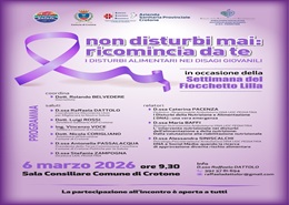 La locandina dell'iniziativa