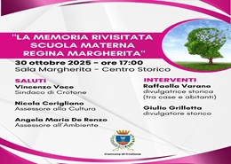 La locandina dell'iniziativa