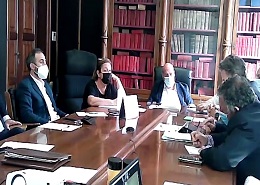 Un momento della riunione