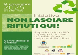 La locandina dell'iniziativa