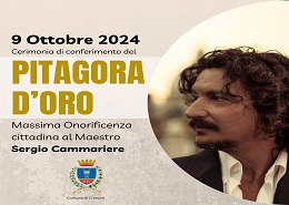 Pitagora d'Oro a Sergio Cammariere