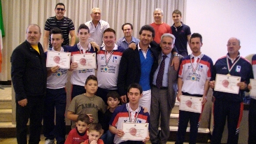 Un momento della cerimonia