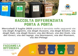 Raccolta differenziata porta a porta