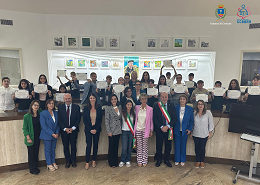 Un momento della cerimonia