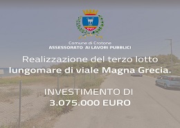 Terzo lotto lungomare viale Magna Grecia