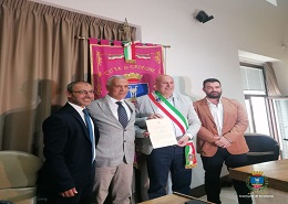 Un momento della cerimonia