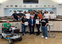 Un momento della cerimonia