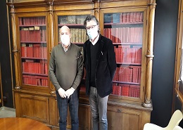 Il sindaco Voce e il segretario generale Sperandeo