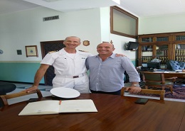 Il comandante Andronaco e il sindaco Pugliese