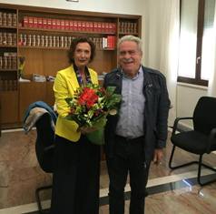 Il saluto alla dottoressa Teresa Mansi