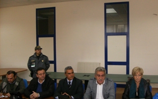 un momento della conferenza stampa