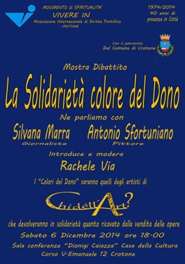 La solidarietà colore del dono