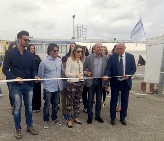 Un momento della inaugurazione