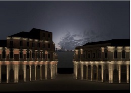 Un esempio di piazza Pitagora dopo i lavori di riqualificazione